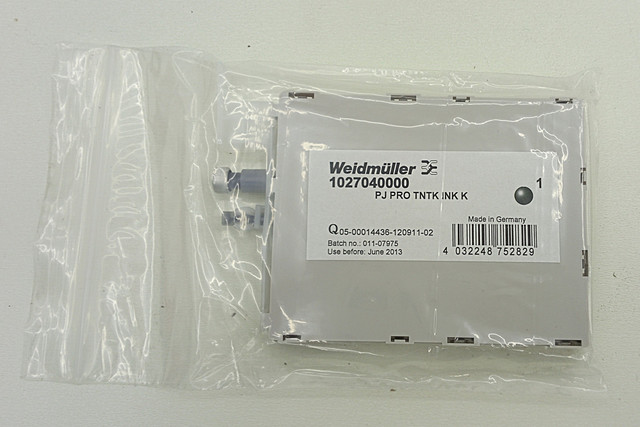 Weidmüller 1027040000 PJ PRO TNTK INK K Tintentank Tintenpatrone Schwarz
