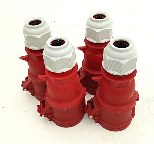 4x Bals 3148 CEE Kupplung Stecker Steckdose Quick-Connect 32A