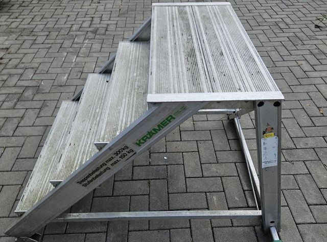 Krämer HK 11 Aluminium Stehleiter Tritt Leiter 300 kg
