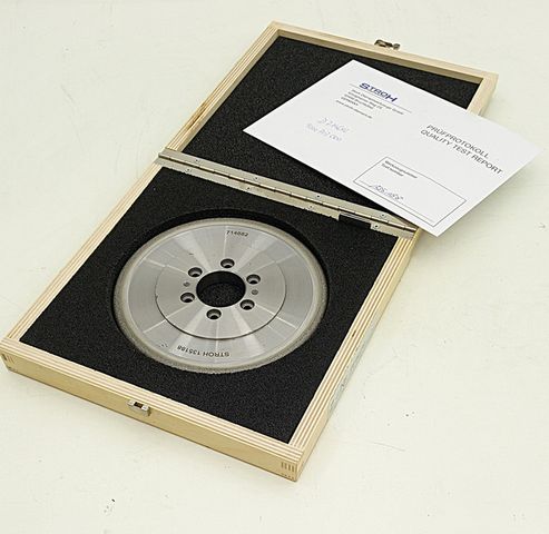 STROH Diamantabrichtrolle 135188 / 714682 ⌀175 mm inkl. Messprotokoll Formrolle