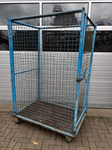 Gitterwagen Rollbehälter Transportwagen ca. 75x120x180 cm mit Rollen