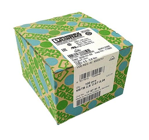 100x Phoenix Contact 1757019 Reihenklemmenblock Klemmblock