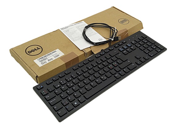 Dell KB216-BK-NORD Nordic Slim Multimedia-Tastatur für das Büro