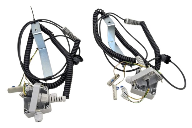 2x 3m 1700002682 Spiralkabel KDT1 Frontanschluss, 5x0,25mm²