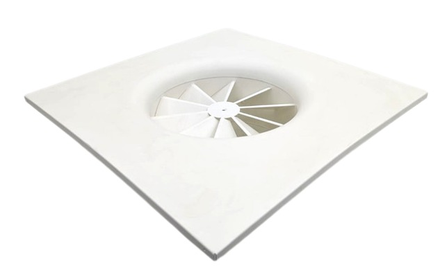 Wirbelkanäle Radiallüfter Laufrad Luftstromkomponente