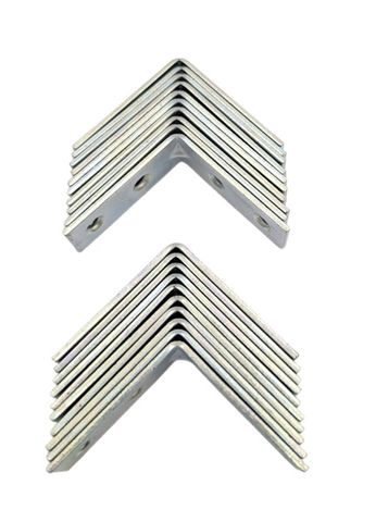 100x R7003601 Verzinkt Winkelverbinder Metallwinkel 40x40 mm