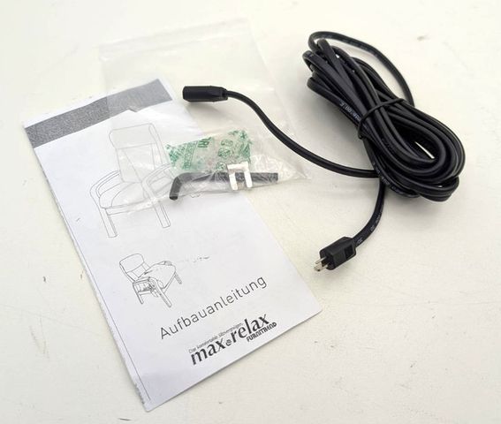 Max Relax 77169 Furnitrend Stromkabel für Relaxsessel