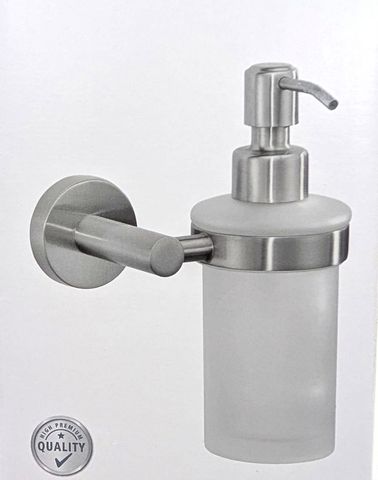 Tesa NOOBLESSE Seifenspender 40487 Edelstahl satiniert Wandmontage ohne Bohren