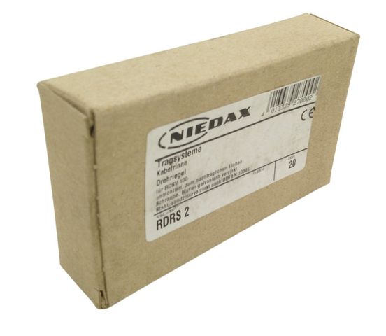 20x Niedax RDRS 2 Kabelrinnenhalterung Deckel für Verteilerrinne
