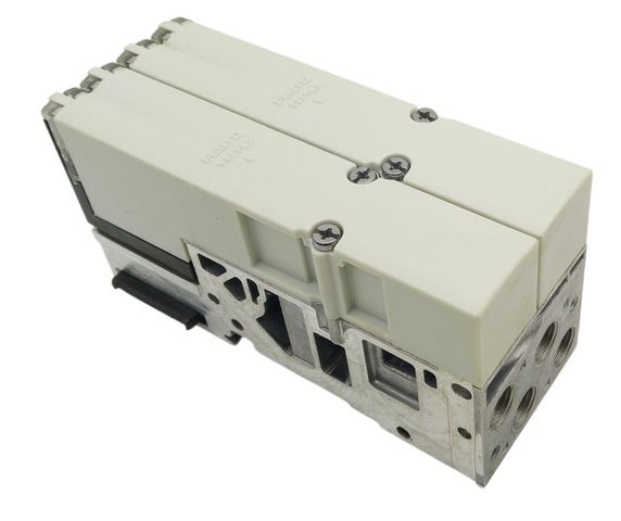 2x Festo 537962 L Blindplatte + 537984 Elektronikmodul