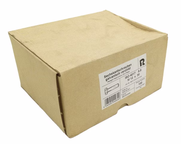 100x Reyher 04017.810.0120.030 Sechskantschrauben M12x30