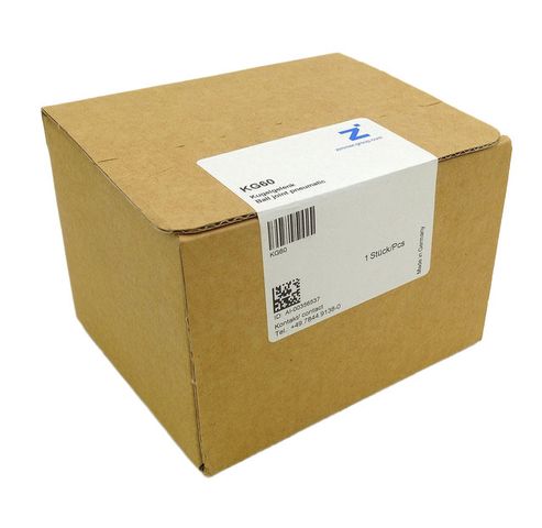 2x Zimmer Group KG60 Kugelgelenk Pneumatik Ball Joint Ø60mm