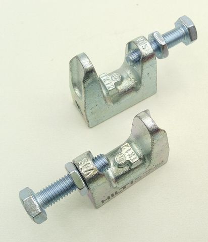 2x Hilti 2007210 MAB M12 Silber Stahlklemme