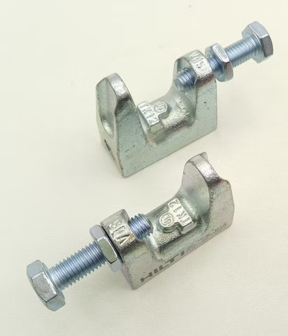 Logo ohne GmbH 2x Hilti 2007210 MAB M12 Silber Stahlklemme