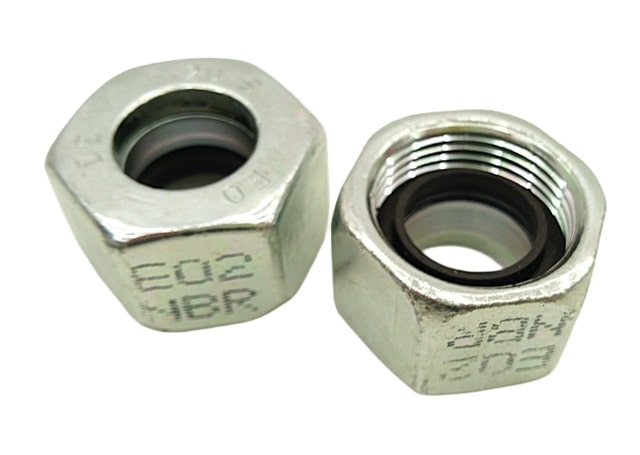 2x Parker FM20SCF Ermeto Druck-Hydraulik-Rohrverschraubungen