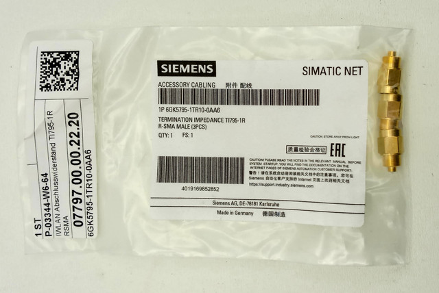 3x Siemens 6GK5795-1TR10-0AA6 Simatic Abschlusswiderstand