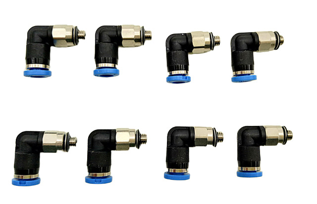 8x Festo 132106 QSML-B-M3-3-20 Steck-L-Verschraubung