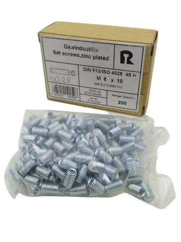 200x Reyher 00913.210.9060.010 Stiftschraube mit flachem Ende