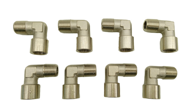 8x 236538 LV46.2041 Außengewinde und Innengewinde Winkel