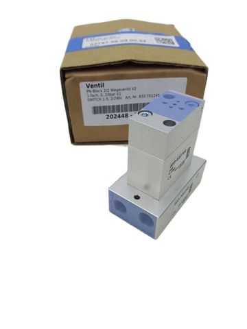 Ventil 833-701245 2/2 Wege Pneumatisches PN Block V2 Ventil