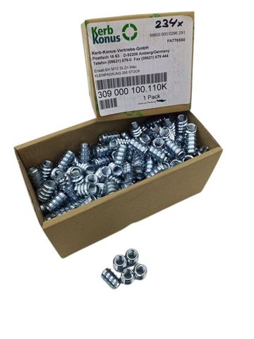 234x Bordstein Konus Ensat 309000100110K M10 Einsätze