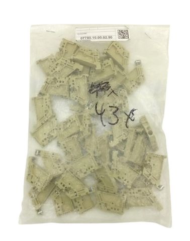43x Weidmüller 0383560000 Endhalterung beige TS 35 V-2 Wemid