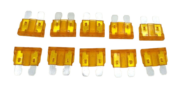 80x FKS 5A Flachsicherung mini 5A Hellbraun FKS5A 