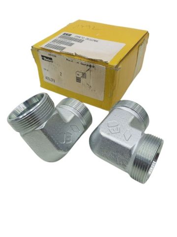 2x Parker W35LCFX Ermeto Rohr Hydraulische Verschraubung