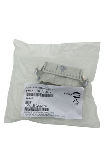 2x Harting 09160723101 Han 72DD-SMC-FI-CRT Anschlusseinsatz