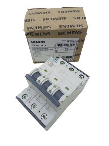 Siemens 5SY6316-7 3-poliger Leitungsschutzschalter 400V/16A