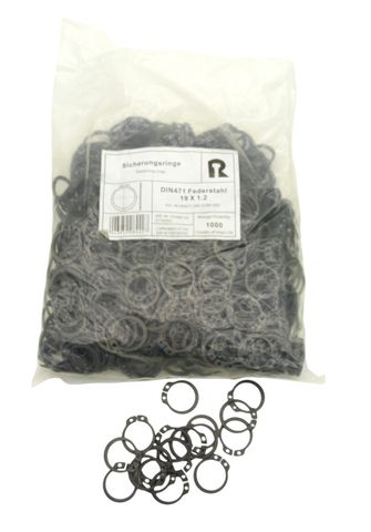 980x Reyher 004710000190000 Sicherungsring DIN 471 19x 1,2
