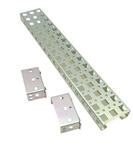 3x Rittal VX 8100.741 Montageflansch Chassis 23x64mm