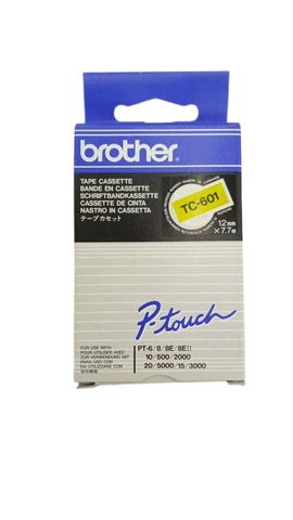 2x Brother TC-601 Etikettierdrucker Klebebandkassette