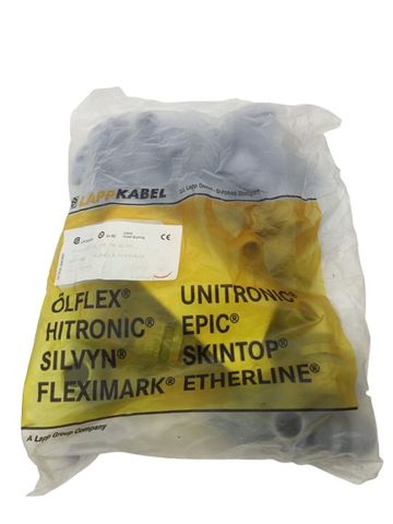 50x Kabelverschraubung 53015040 Silbergrau PG 16