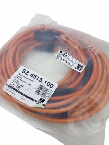 5x 3m Rittal SZ 4315.100 Orange Anschlussleitung Mit Stecker