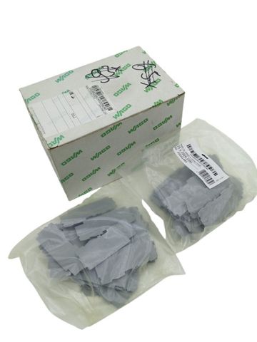 WAGO TOPJOB S Endplatte grau 4-Leiter-Reihenklemme