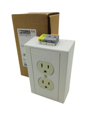 Phoenix Contact 5600461 EM-DUO120/15 Polycarbonat Steckdose 