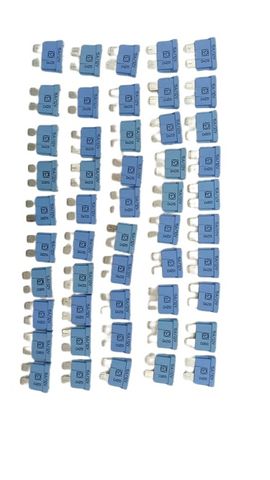 50x 15A 32V Mini Blau Elektronische Metall Blade Sicherung