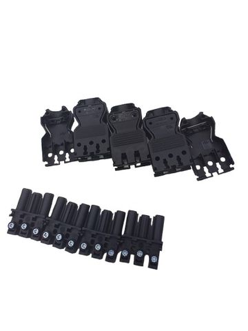 19x 3-polige Mini-Steckverbinder-Kabelhalterung 20A/250V