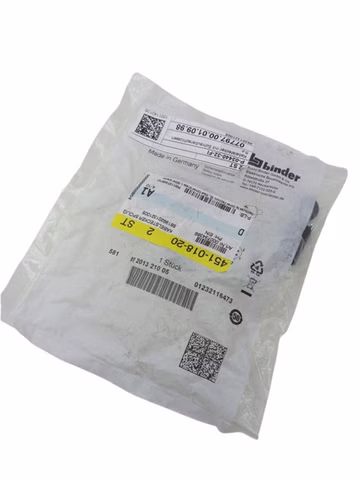 2x Franz Binder 99 2013 210 05 M16 IP40 Kabelstecker