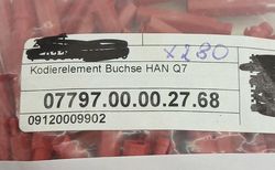 Bild 3 Harting Buchse Codierelement für Han Q7 Steckverbinder