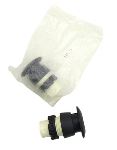 2x Festo 9293 P-22-SW schwarzer Pilz-Taster