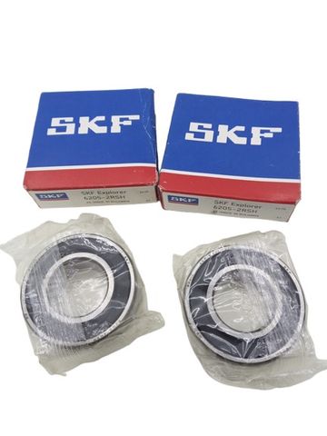2x SKF 6205-2RSH Rillenkugellager mit Dichtungen