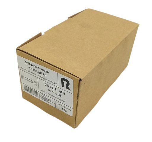 500x Reyher 06912.810.0040.035 M4X35 Zylinderkopfschraube 