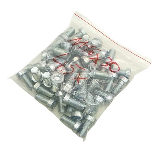45x M16x30 Sechskantschraube DIN 933 M16×30 verzinkt