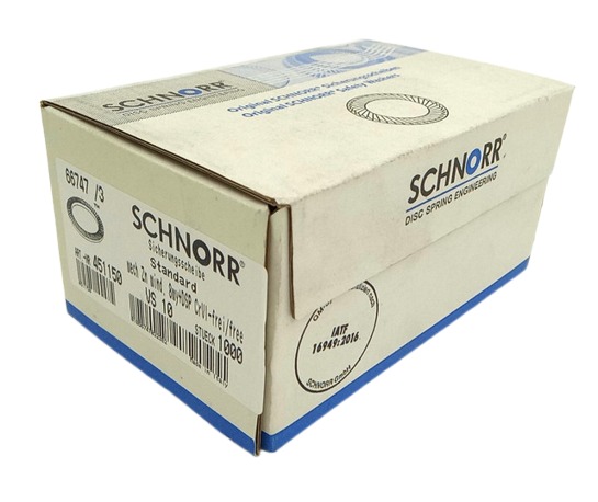 1000x Schnorr 451150 Verzinkte Passivierte Sicherungsscheibe