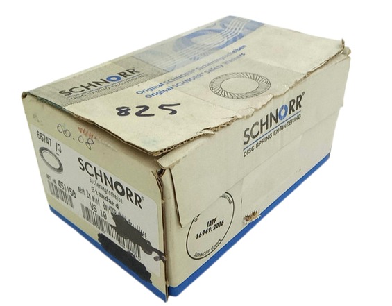 825x Schnorr 451150 Verzinkte passivierte Sicherungsscheibe
