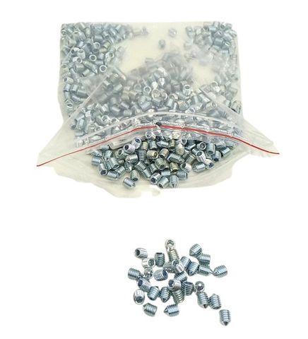 500x M8x10 Stahl 45 H verzinkter Gewindebolzen mit ISK