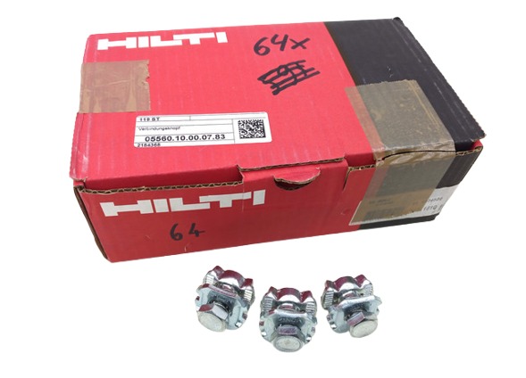 64x Hilti 2184368 verzinkter Rinnensystem-Verbinder