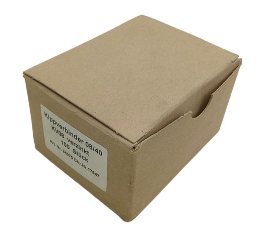 Kniehebelverbinder 24370 aus verzinktem Stahl